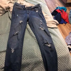 Hollister ripped jeans